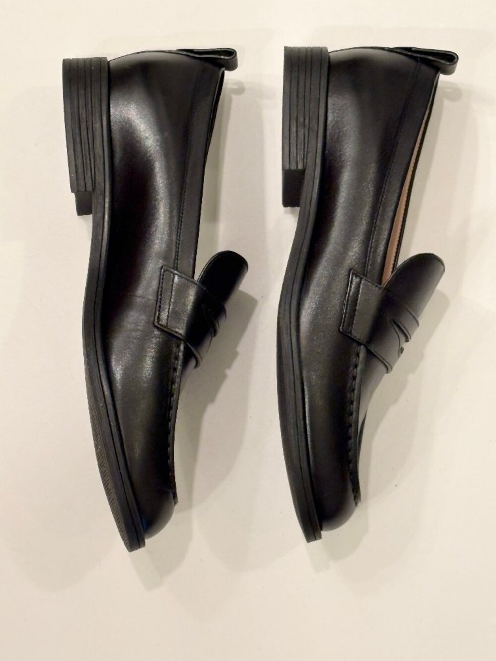 NIB Cole Haan black leather penny loafers, women's 8B - Picture 5 of 7